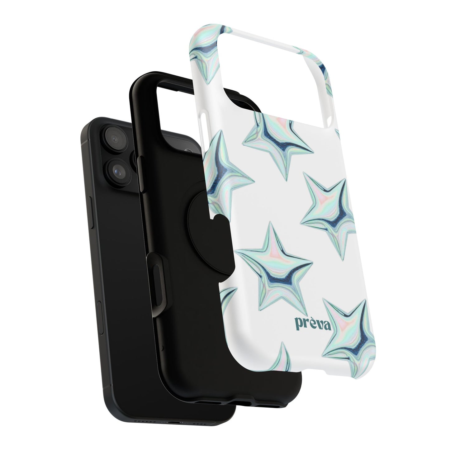 White Starburst Phone Case