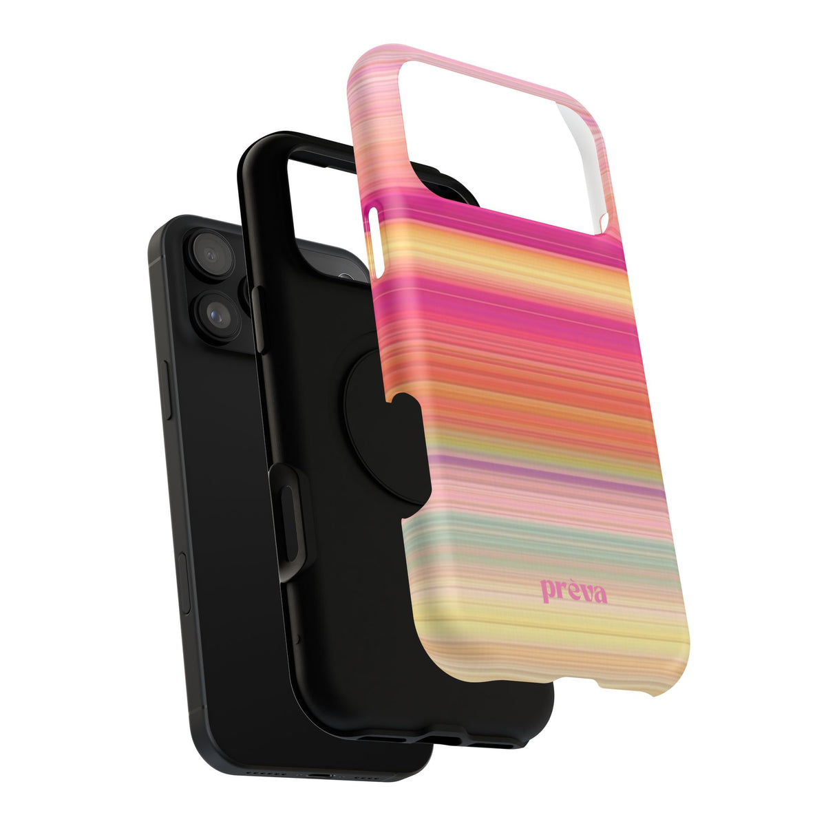 Pastel Stripe Rays Phone Case