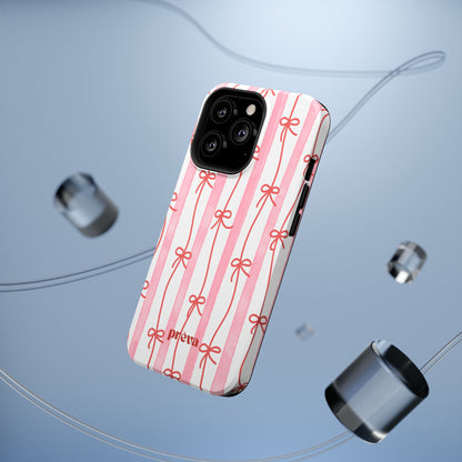 Pink Bow Chain Phone Case