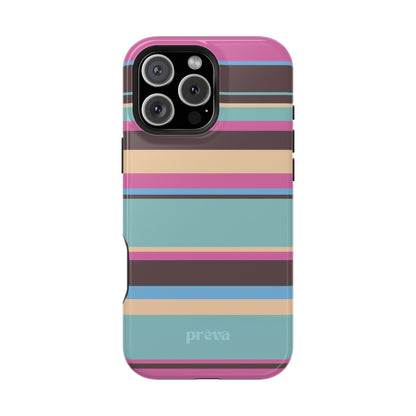 Cocoa Palm Stripes Phone Case