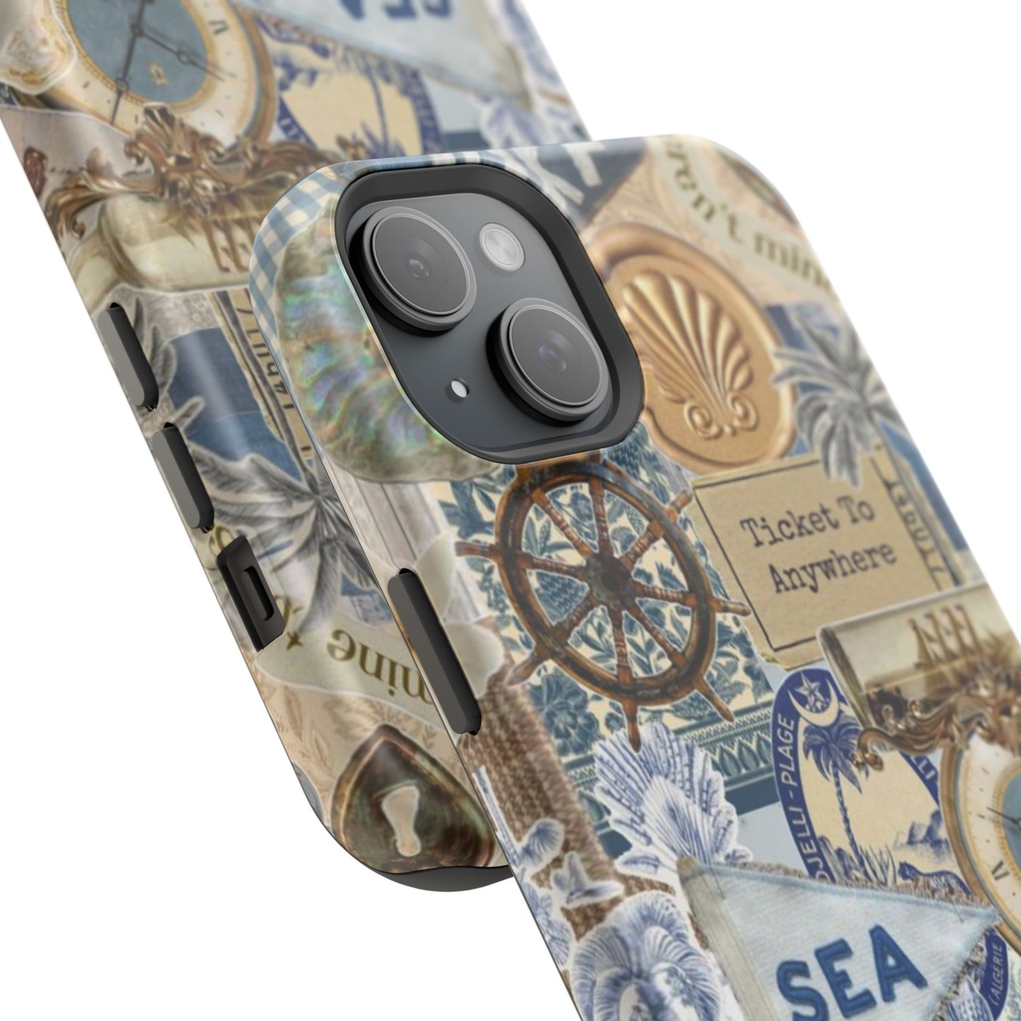Neutral Travel Collage Phone Case