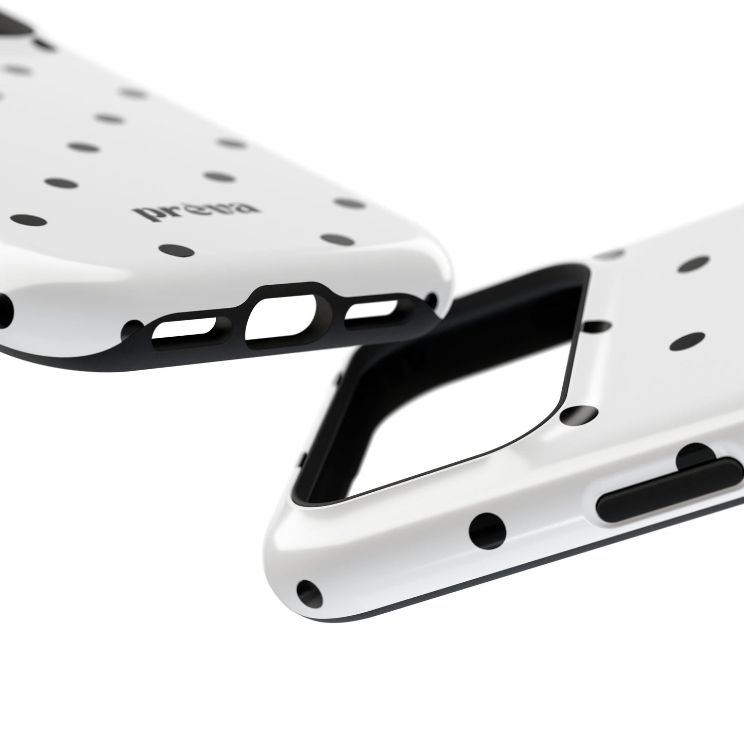 B&W polka dots Phone Case
