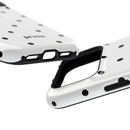 B&W polka dots Phone Case