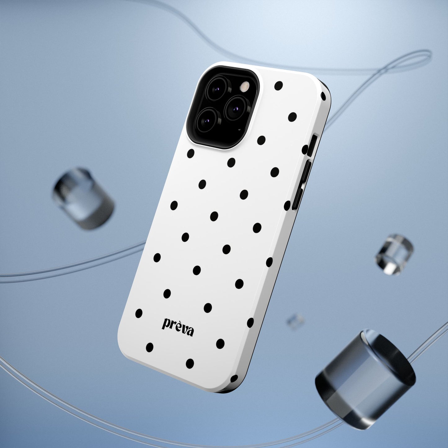 B&W polka dots Phone Case