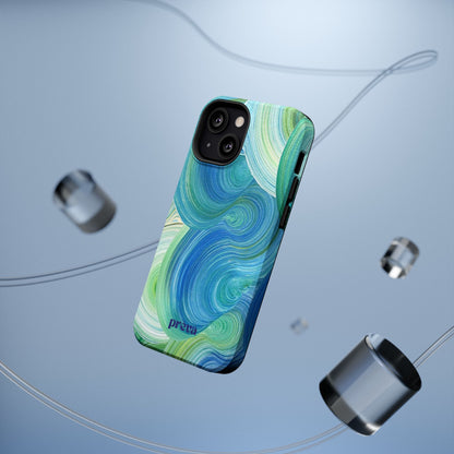 Swirling Ocean Impact-Resistant Phone Case