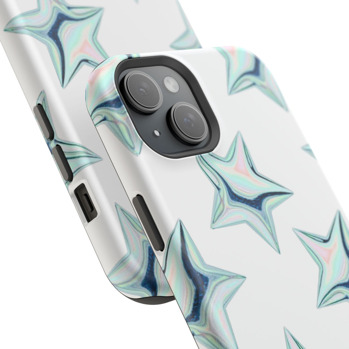 White Starburst Phone Case