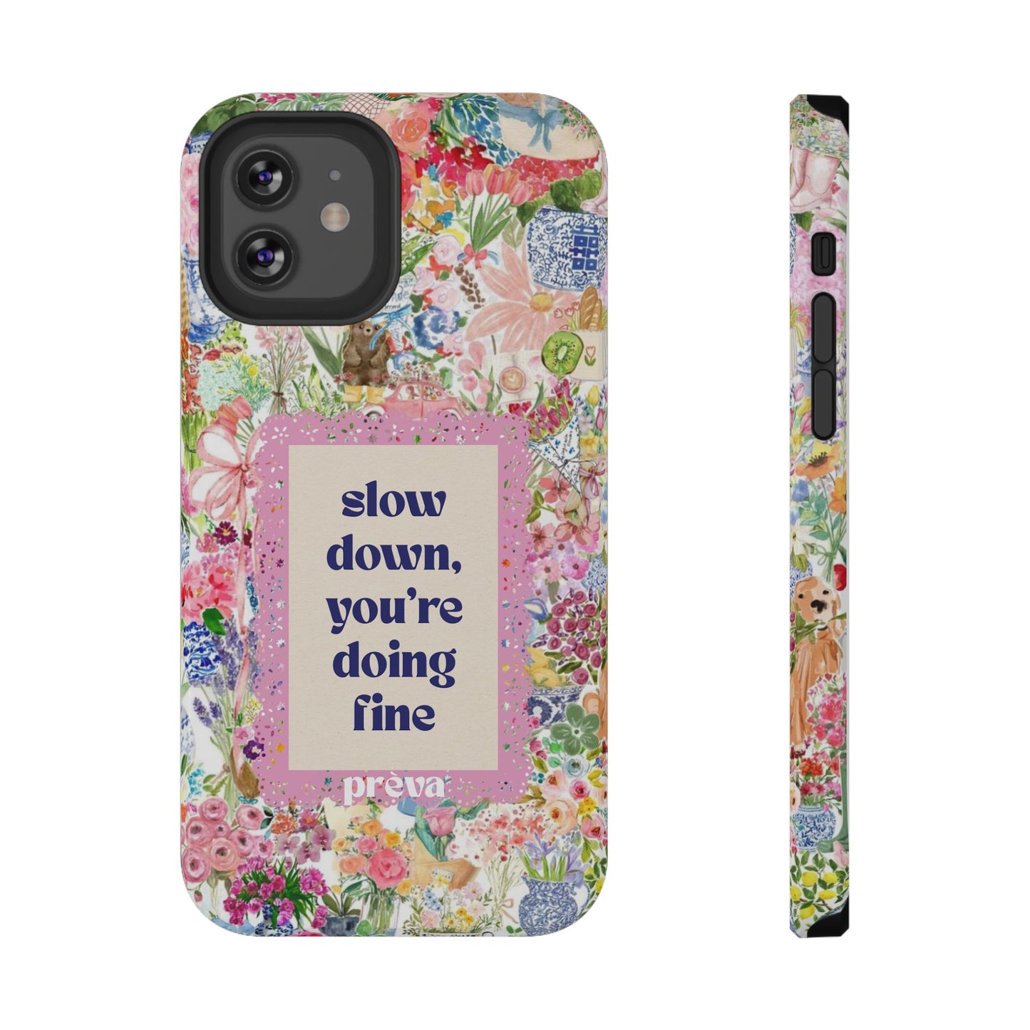 Slow Down Flowers x notsoken Phone Case