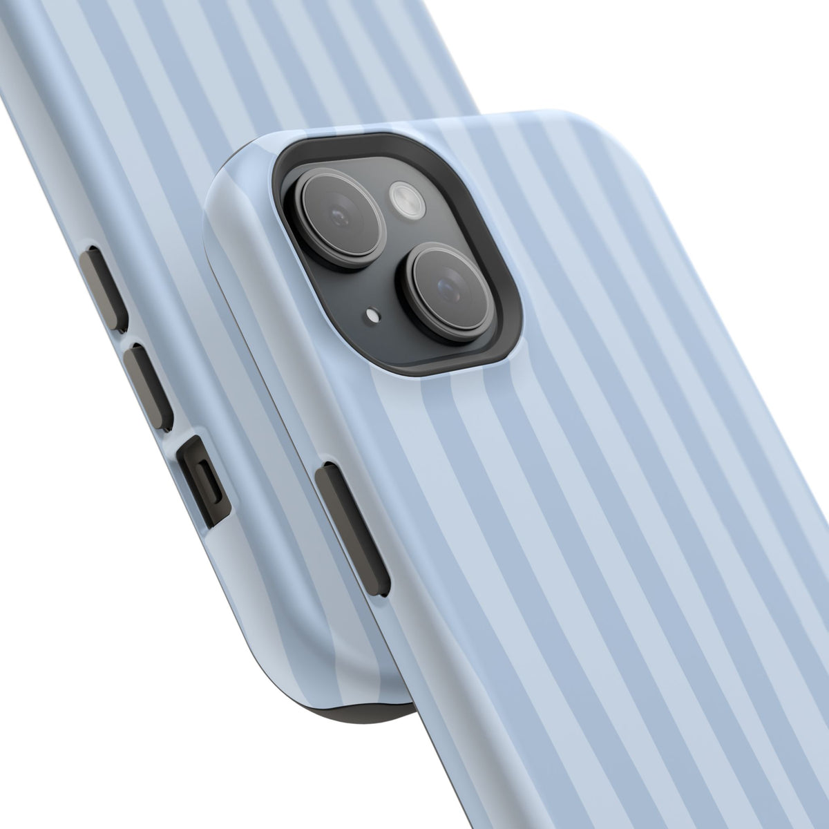 Pastel Blue Stripes Phone Case