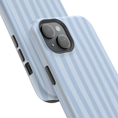 Pastel Blue Stripes Phone Case