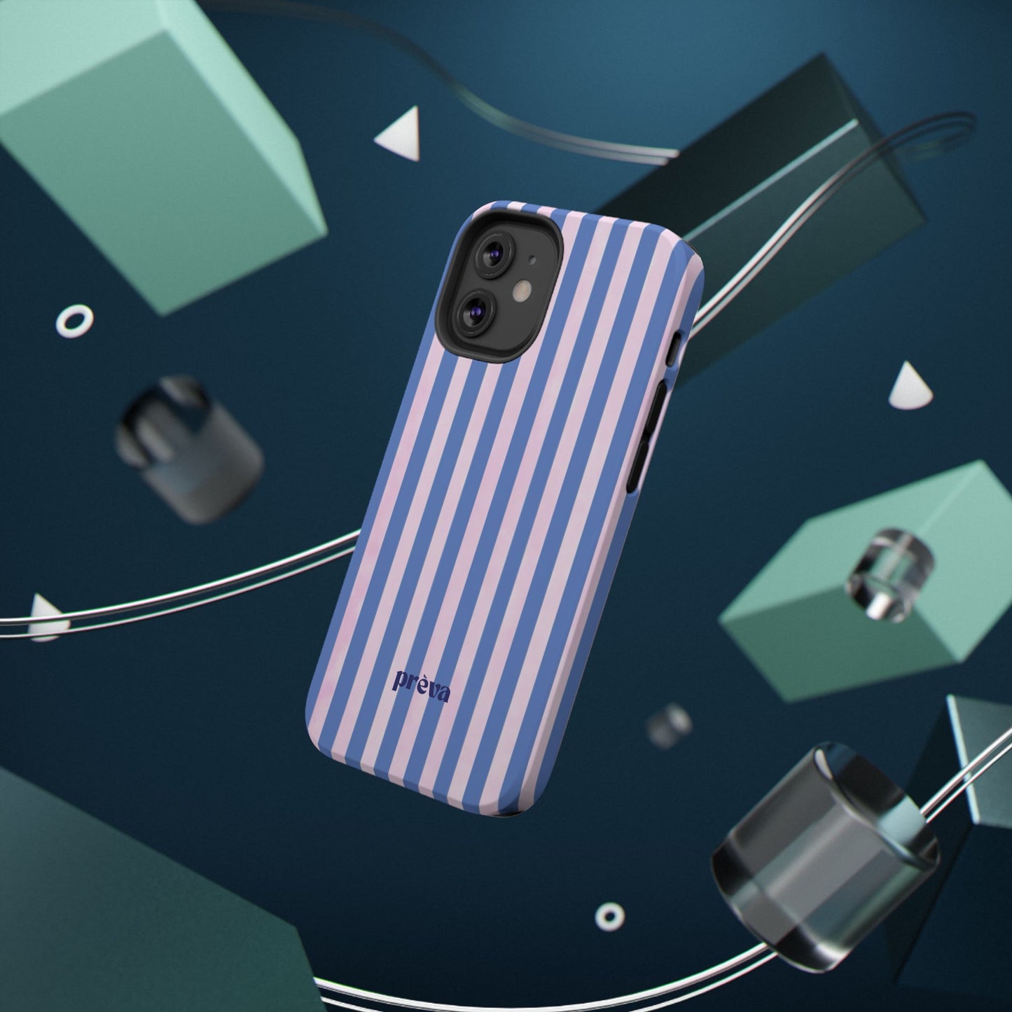 Striped Purple and Pink Phone Case