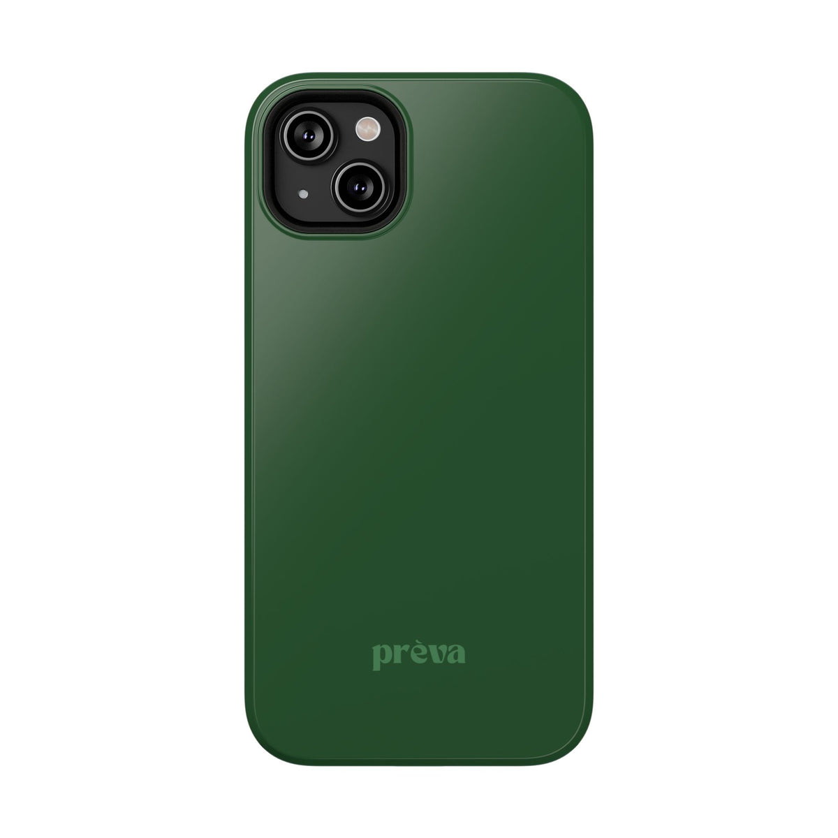 Impact-Resistant Phone Case — Forest Green Slim Armor