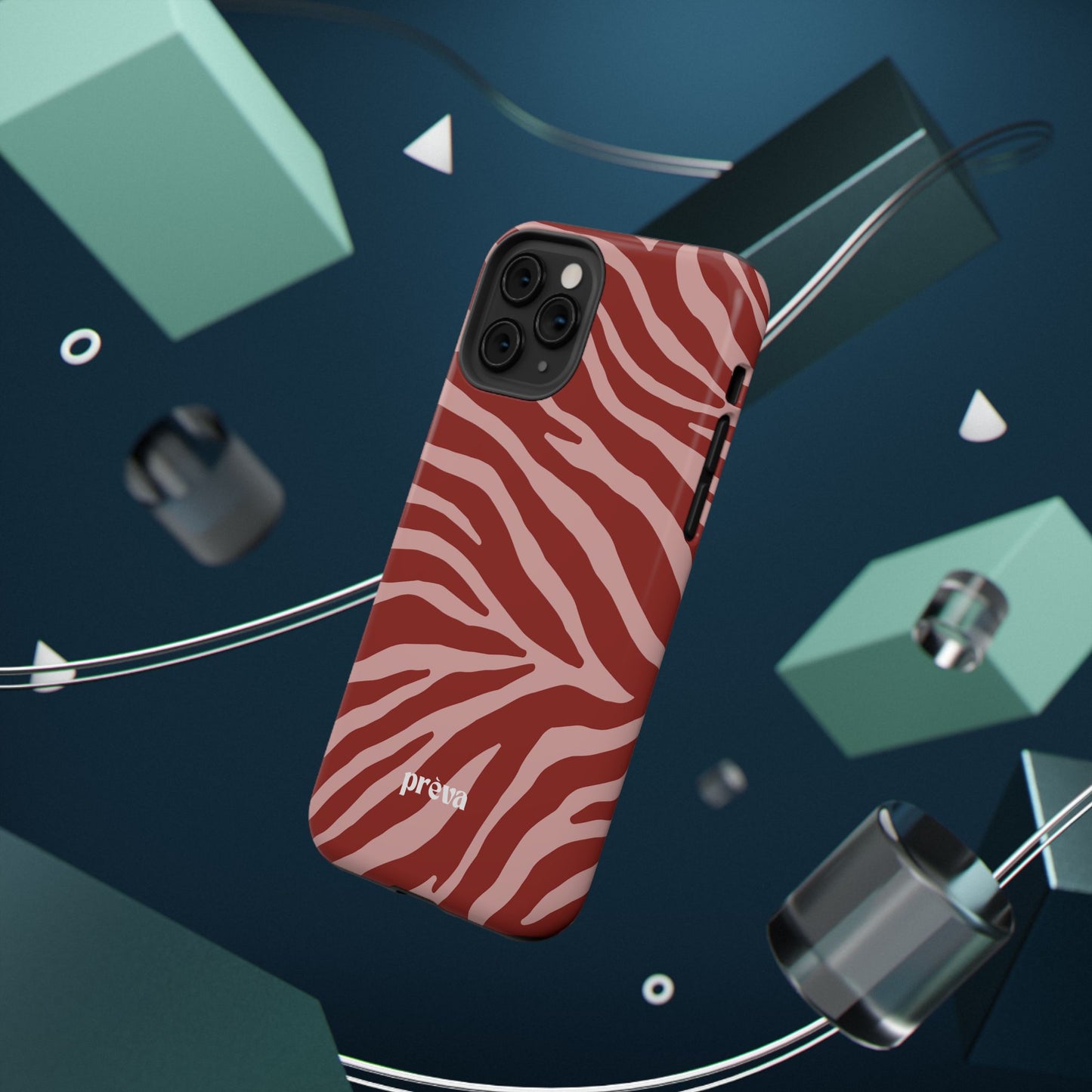 Red Zebra Phone Case