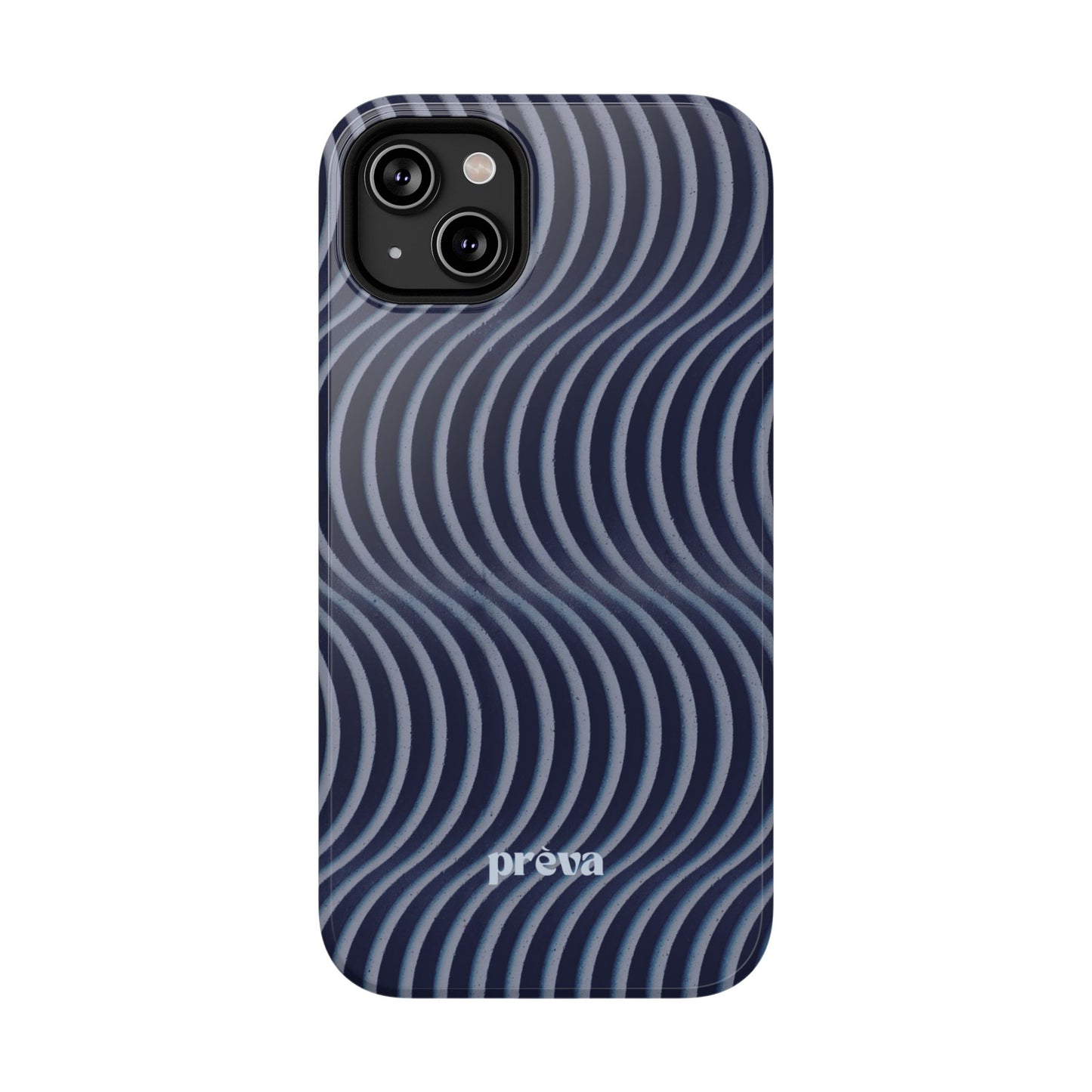 Wavy Navy Phone Case