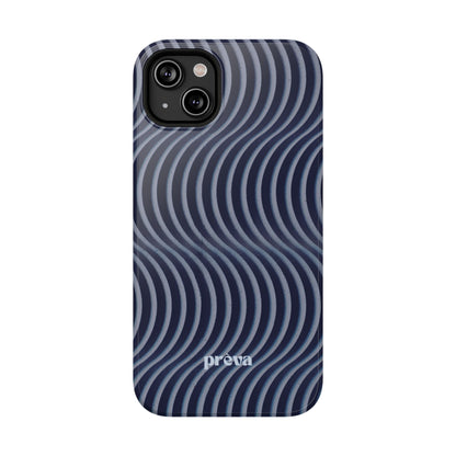 Wavy Navy Phone Case