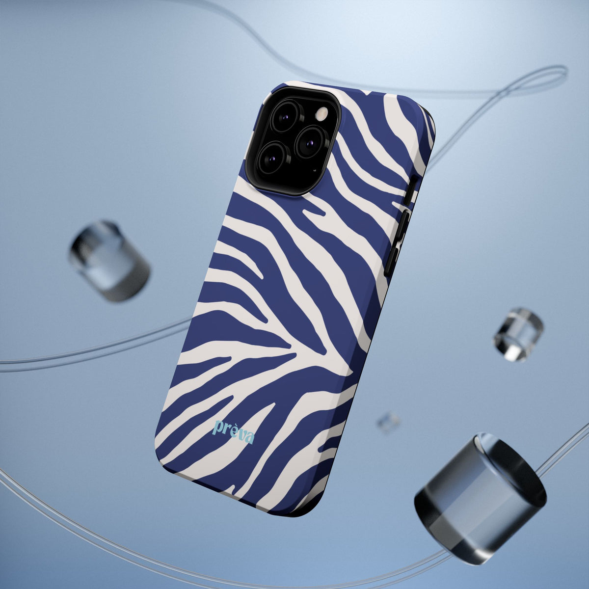 Blue Zebra Phone Case
