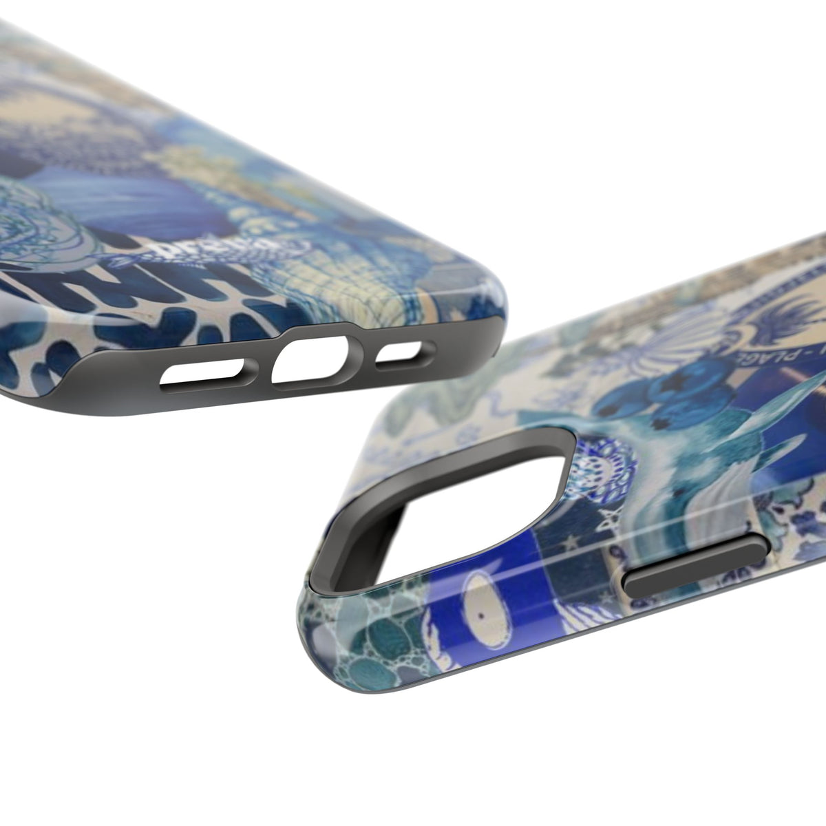 Blue Night Collage Phone Case
