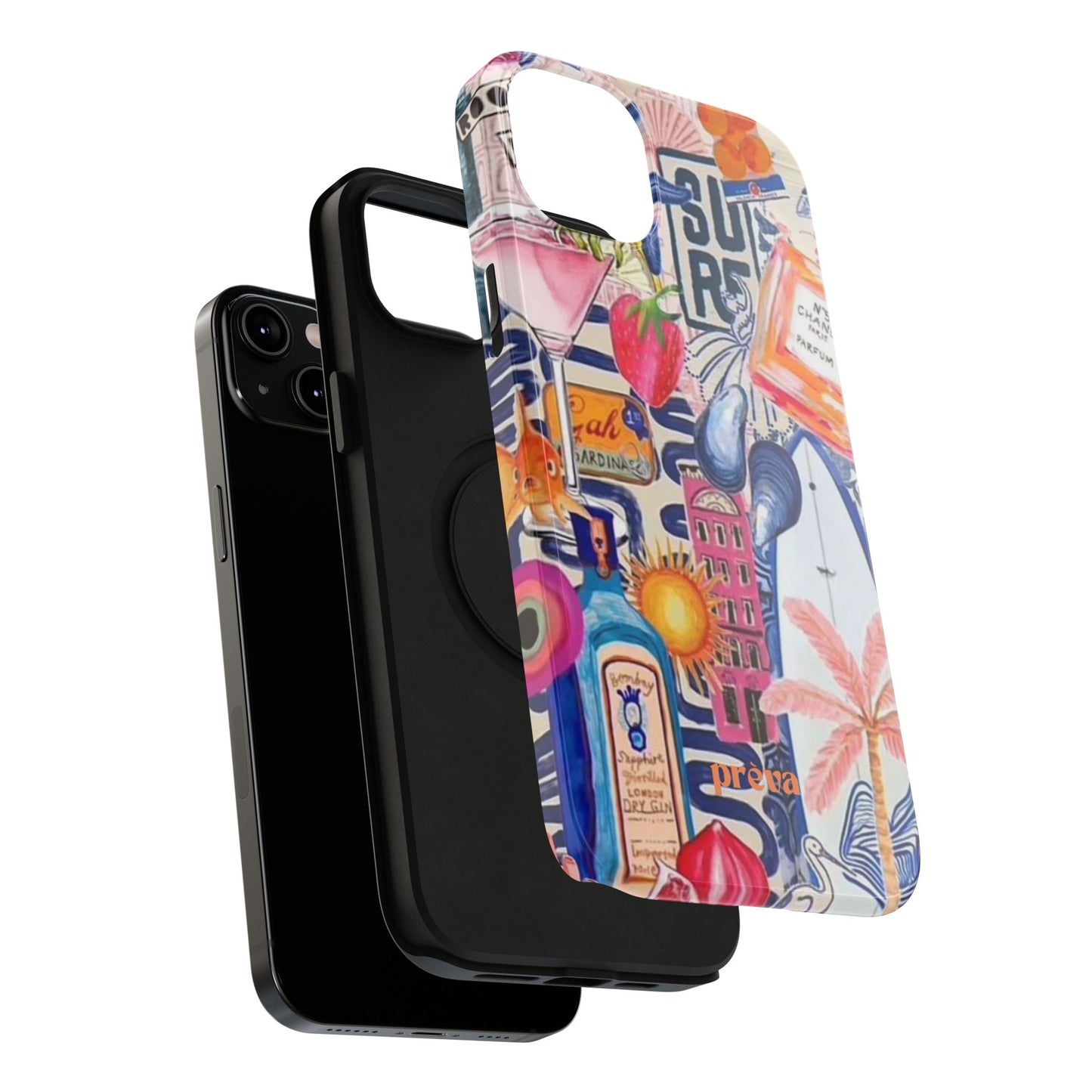 Tropical Beach Collage Phone Case