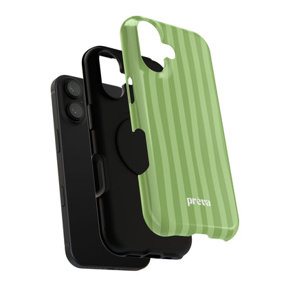 Light Green Stripes Phone Case