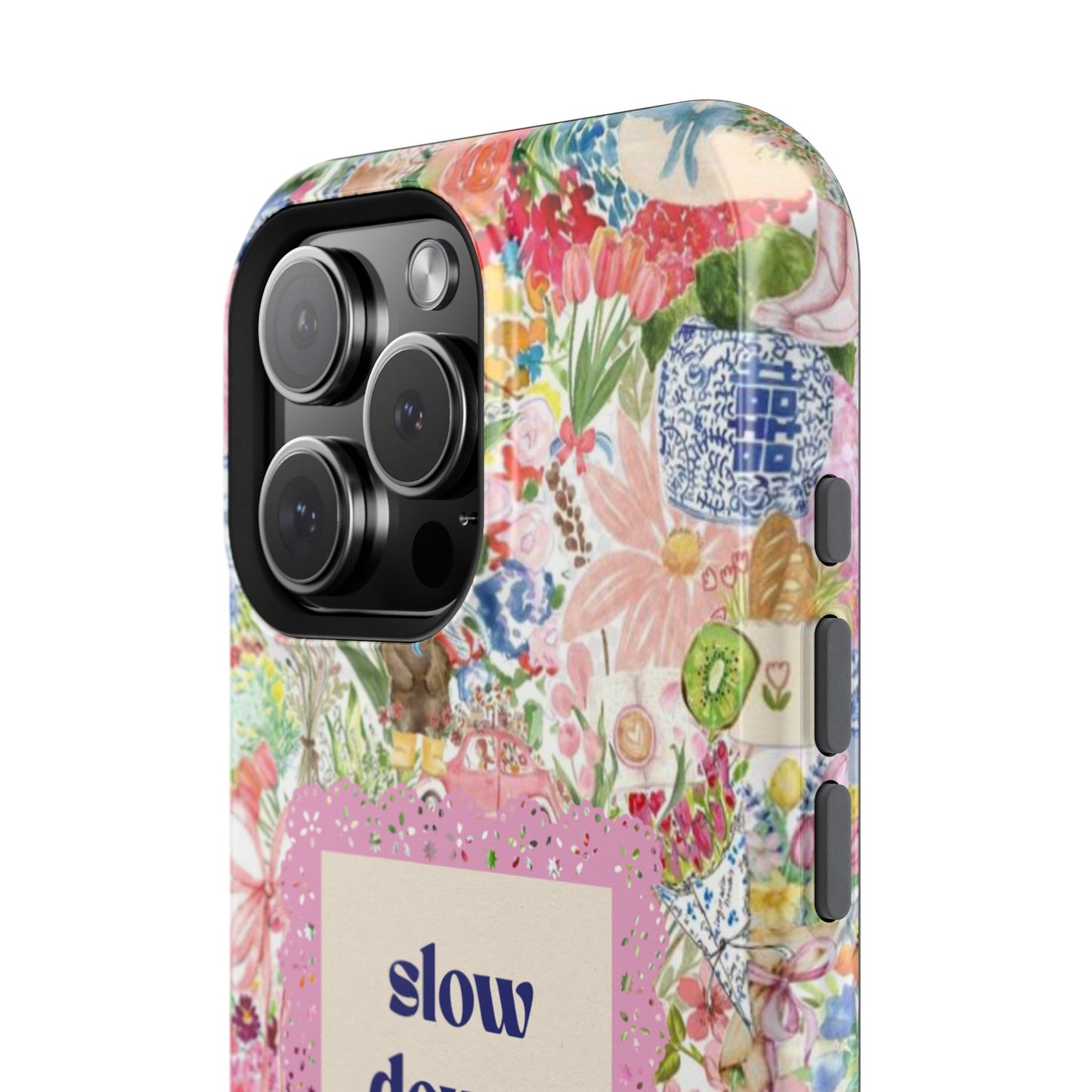 Slow Down Flowers x notsoken Phone Case