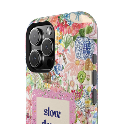 Slow Down Flowers x notsoken Phone Case