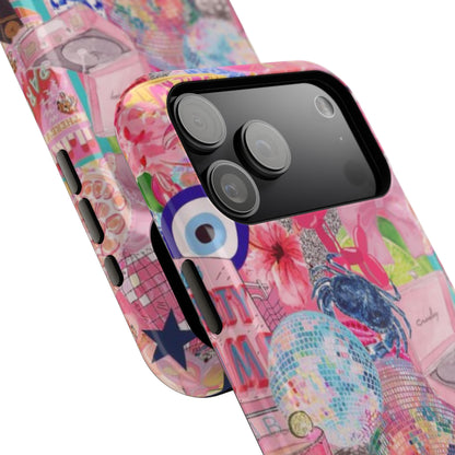 Floral & Pink Collage Phone Case