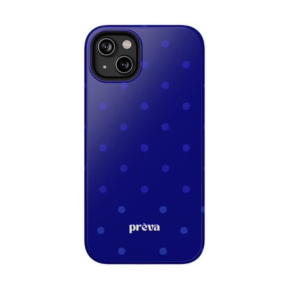 Dark Blue Polka Dots Phone Case