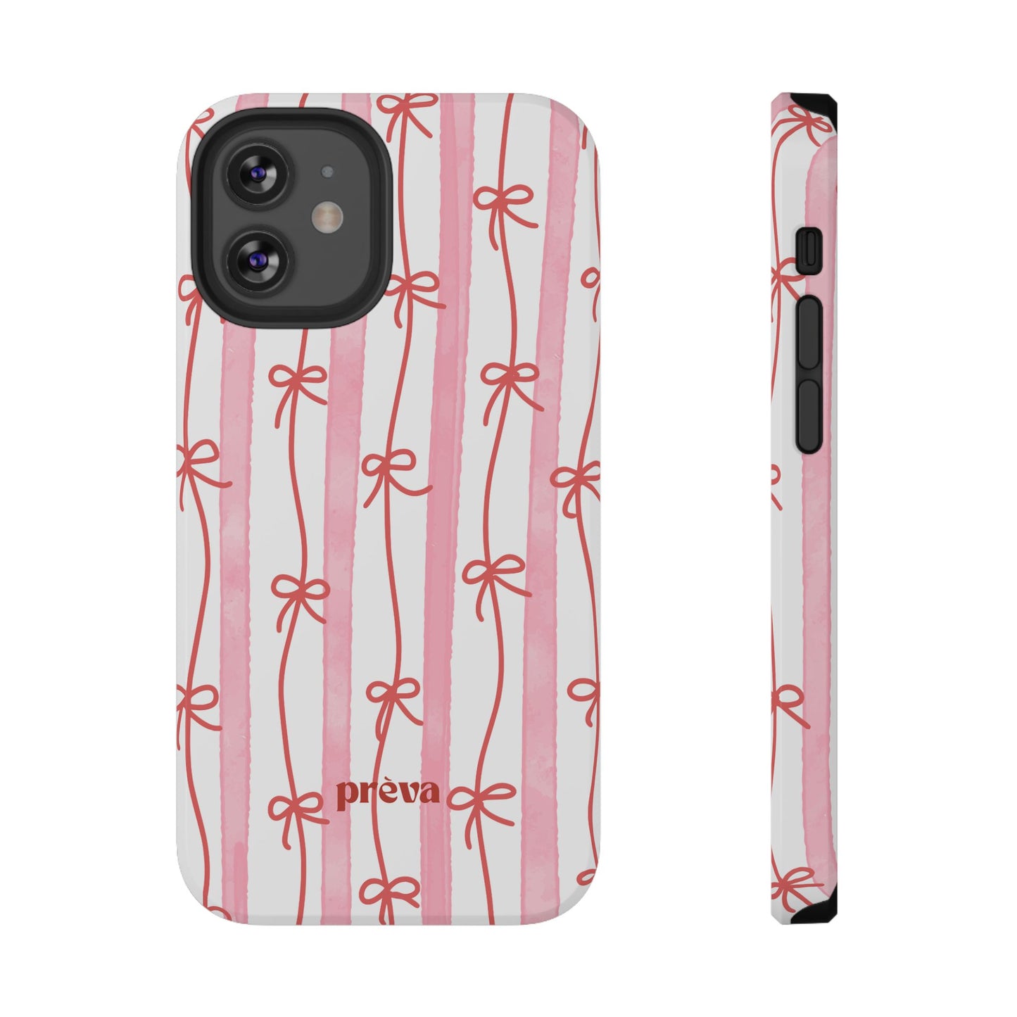 Pink Bow Chain Phone Case