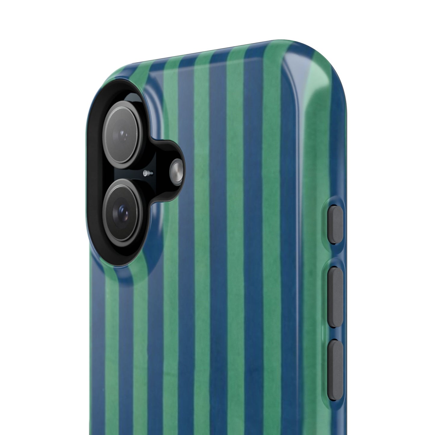 Green & Blue Stripes Phone Case