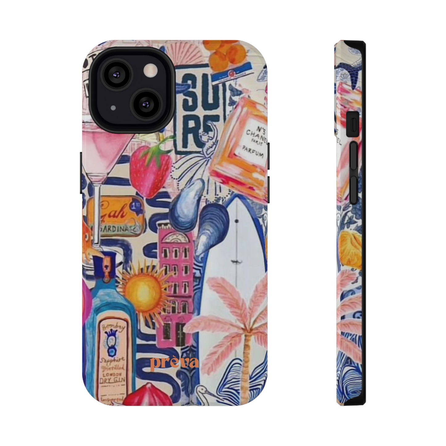 Tropical Beach Collage Phone Case