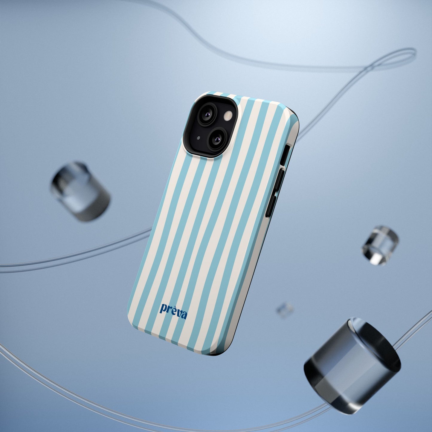 Striped Blue Phone Case