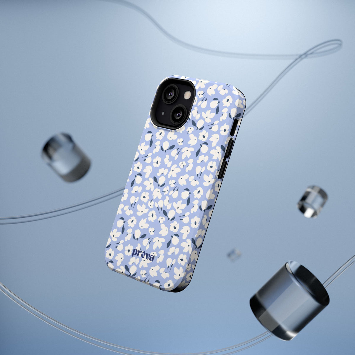 Petals On Blue Phone Case