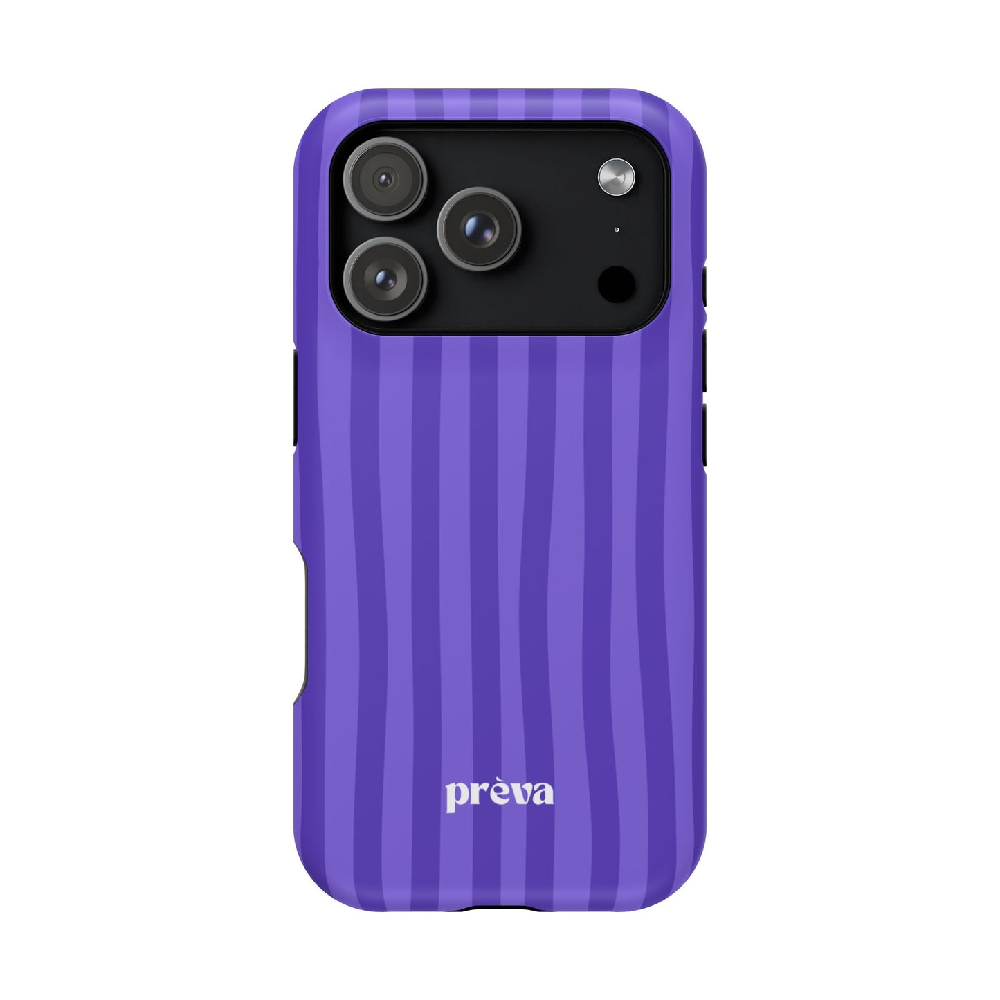 Dark Purple Stripes Phone Case
