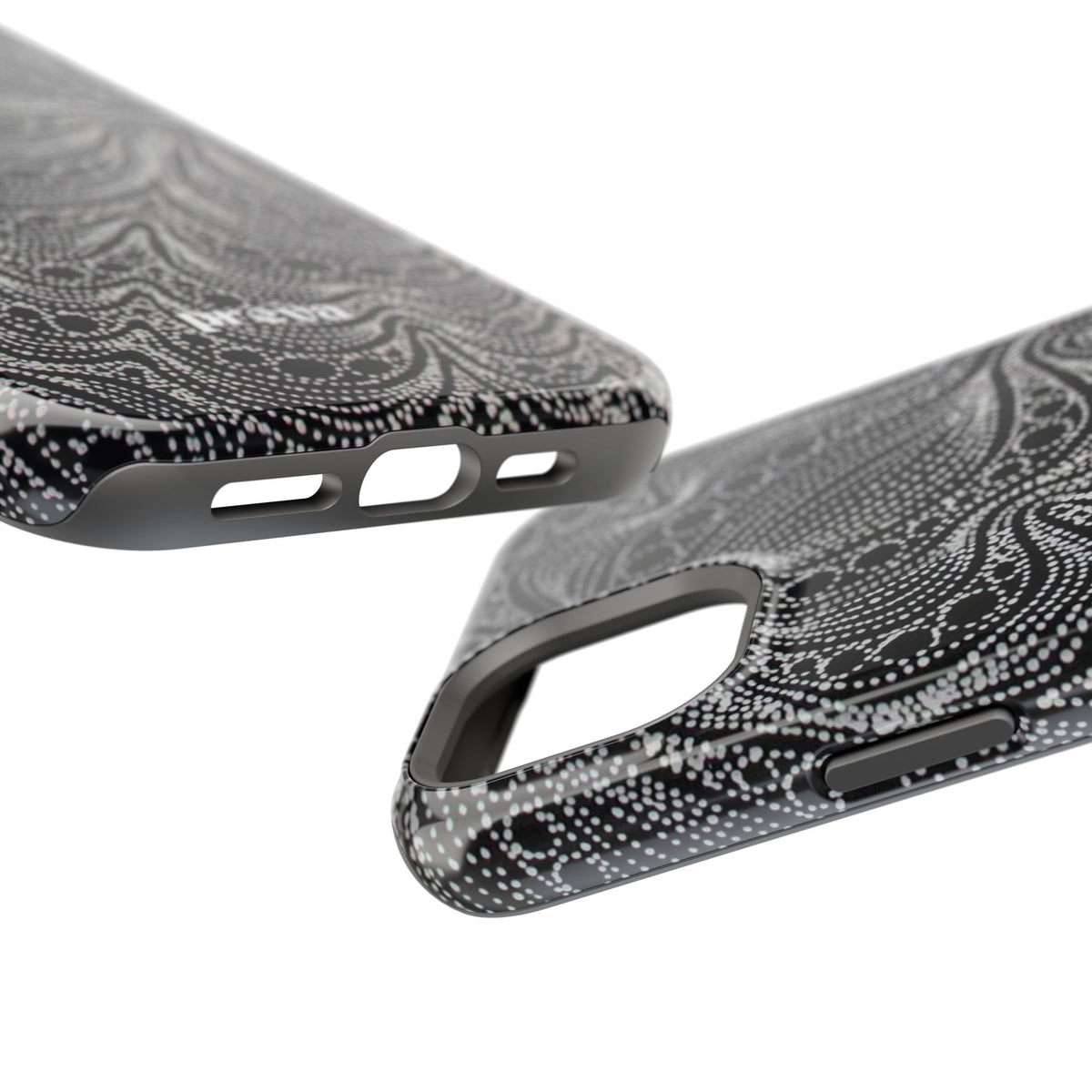 Abstract Midnight Lace Phone Case