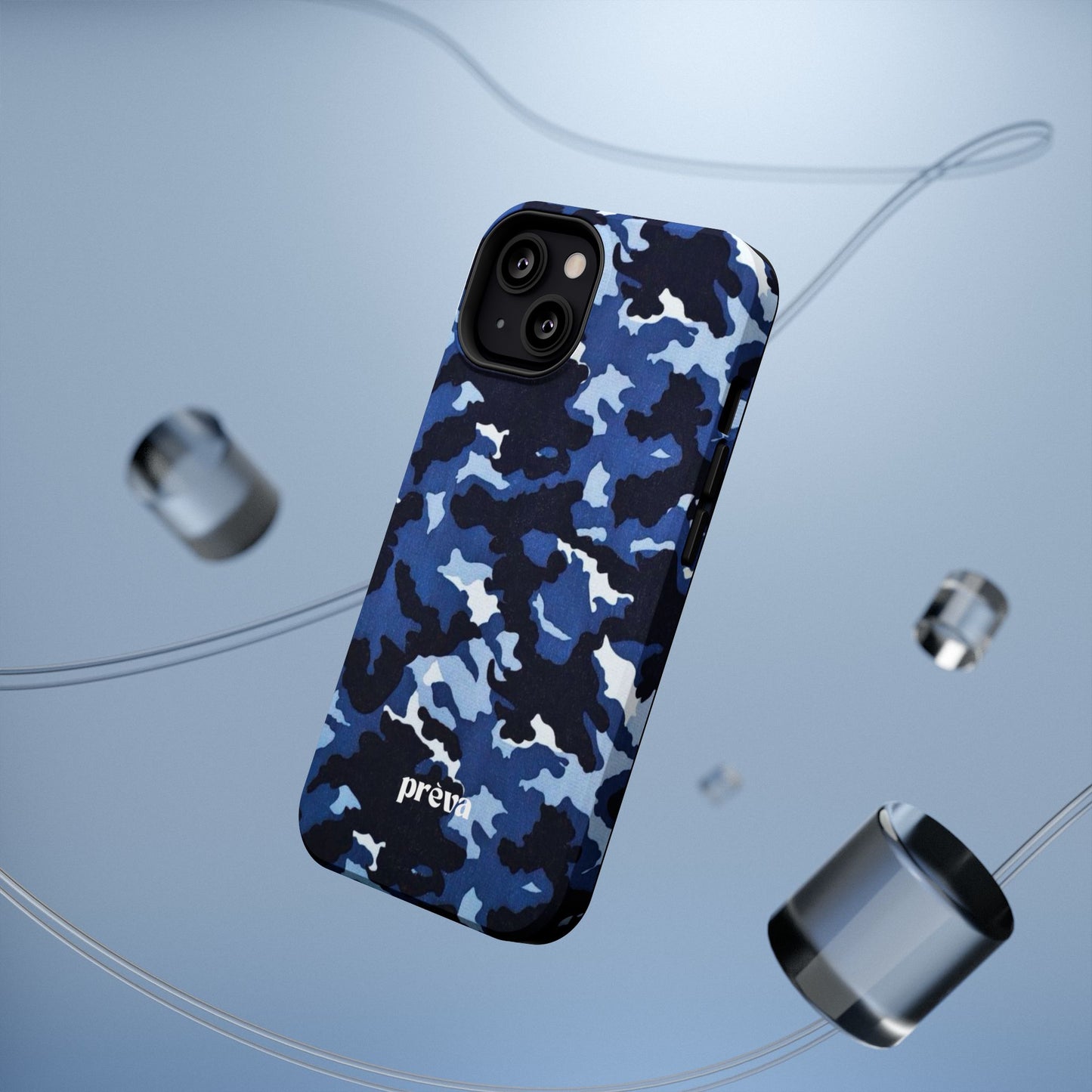 Blue Camo Phone Case