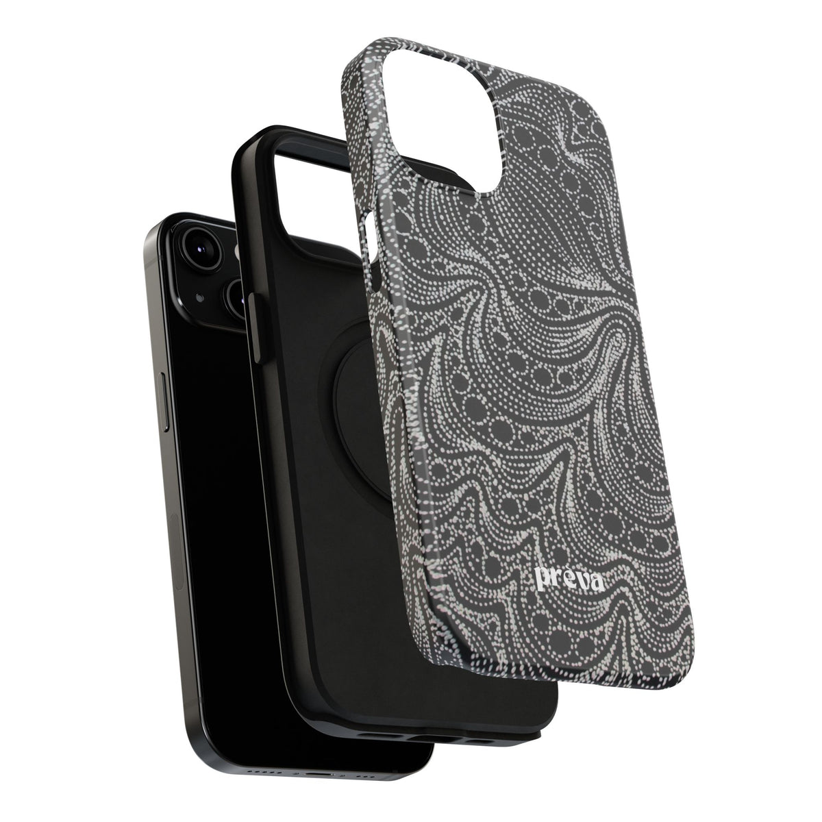 Abstract Midnight Lace Phone Case