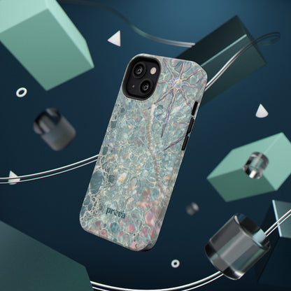 Marbled Seafoam Impact-Resistant Phone Case