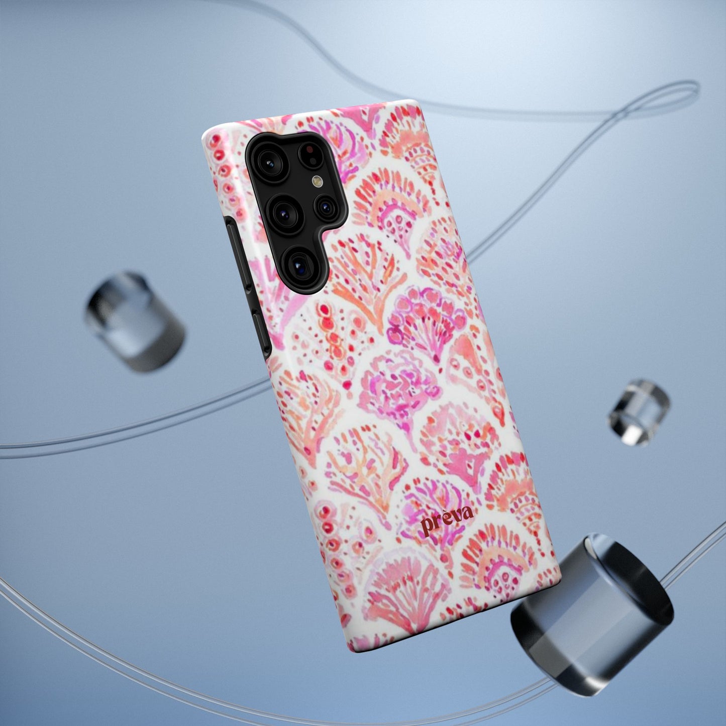 Pink Shell Watercolor Phone Case