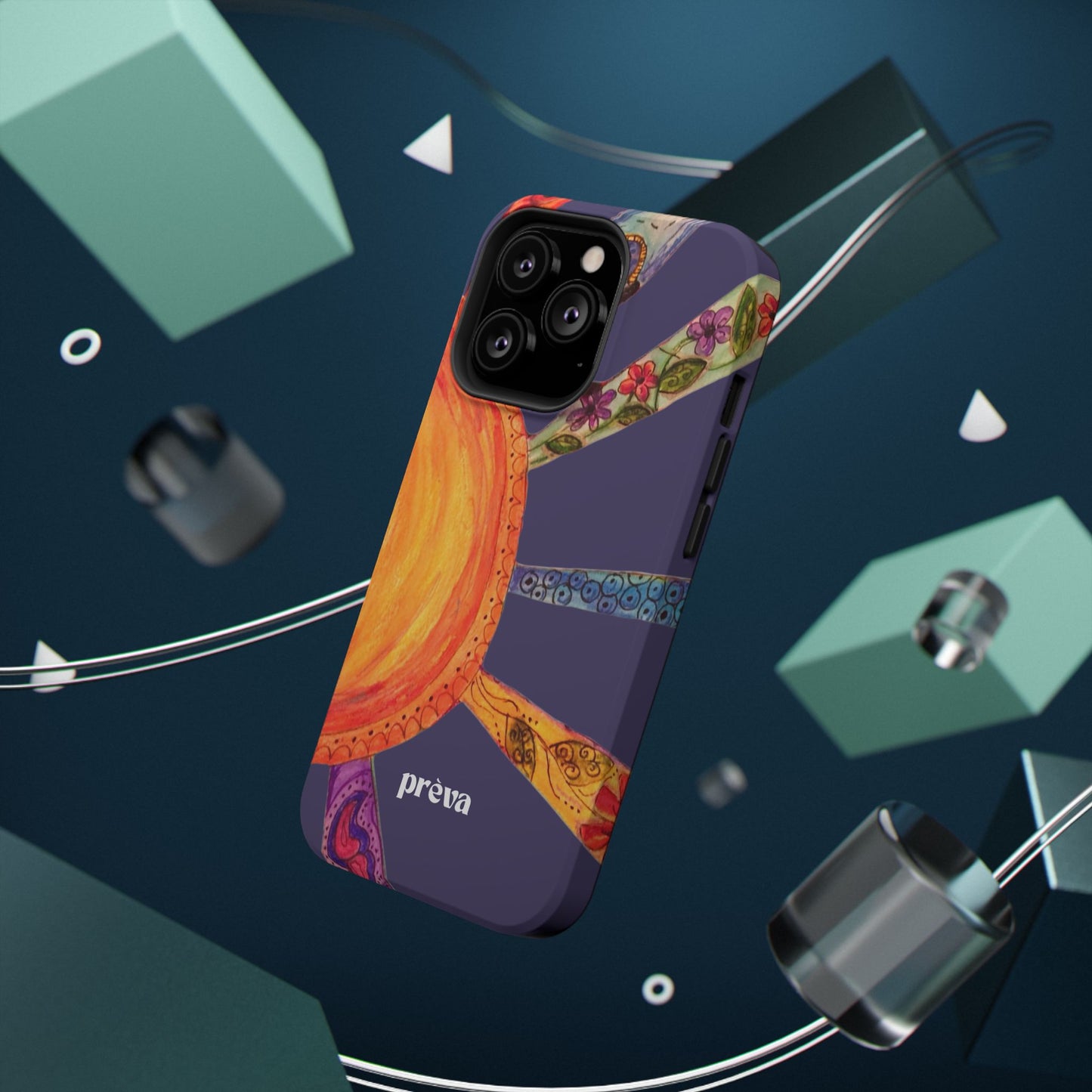 Purple Cancun Sun Phone Case