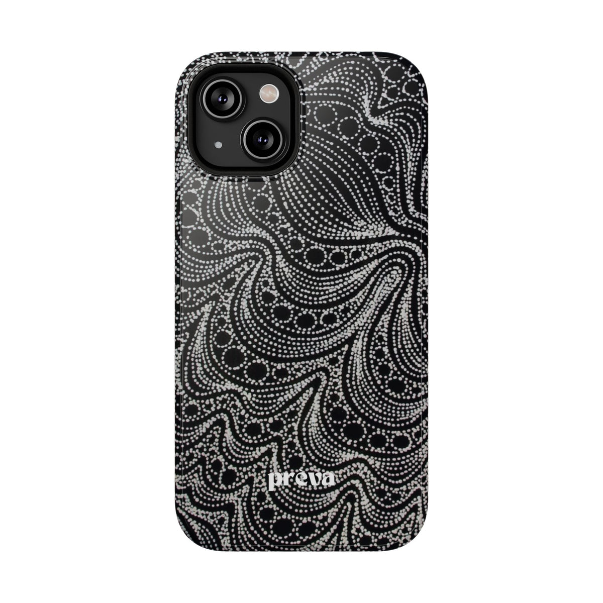 Abstract Midnight Lace Phone Case