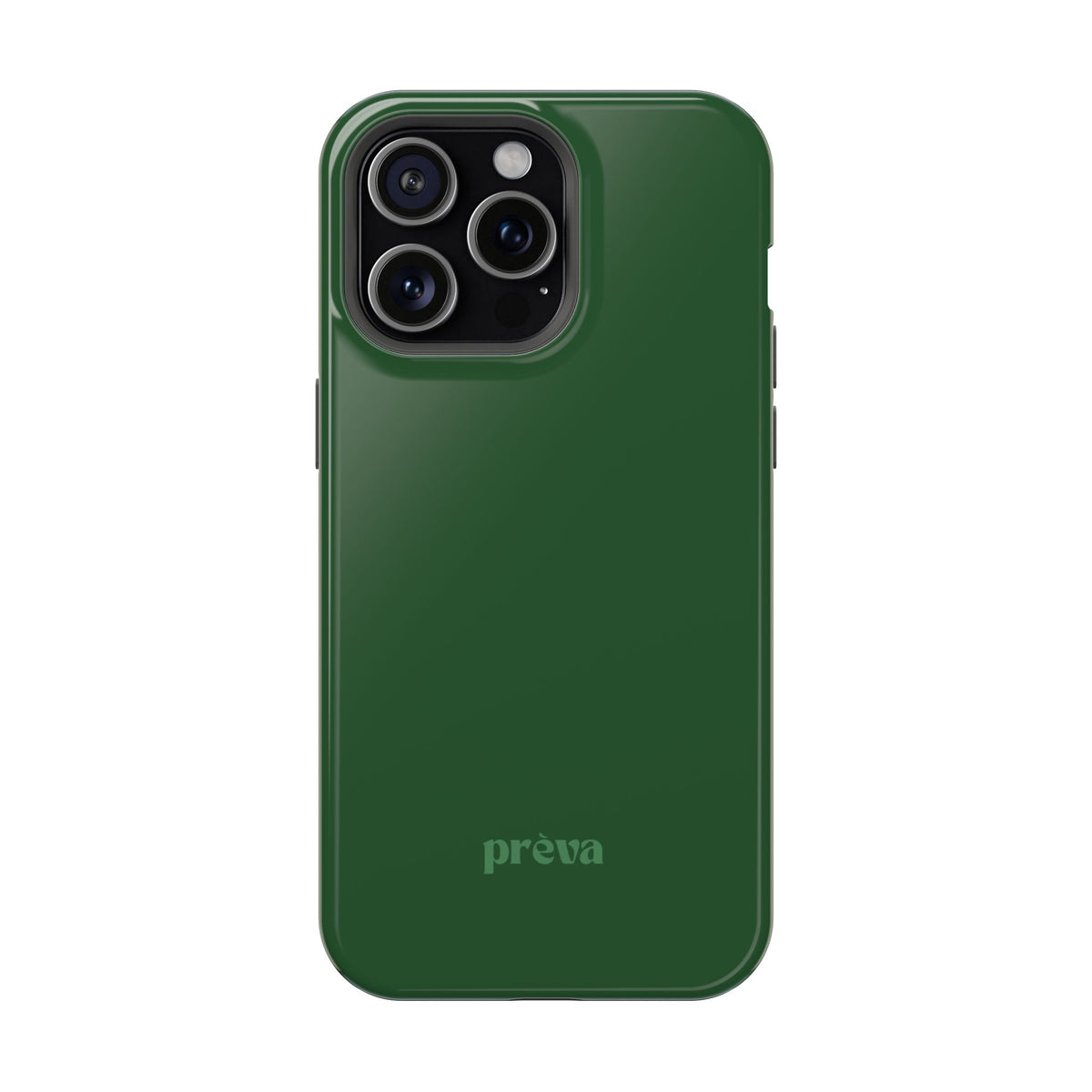 Impact-Resistant Phone Case — Forest Green Slim Armor