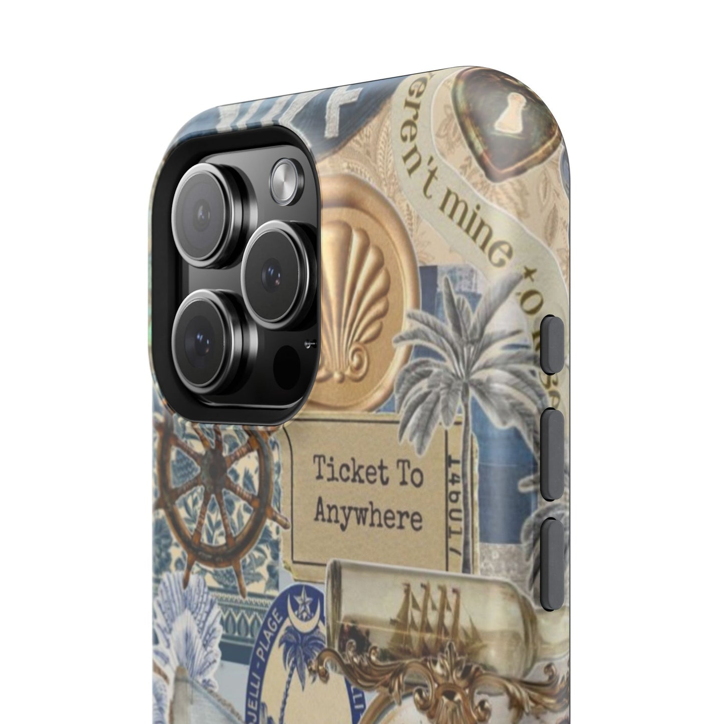 Neutral Travel Collage Phone Case