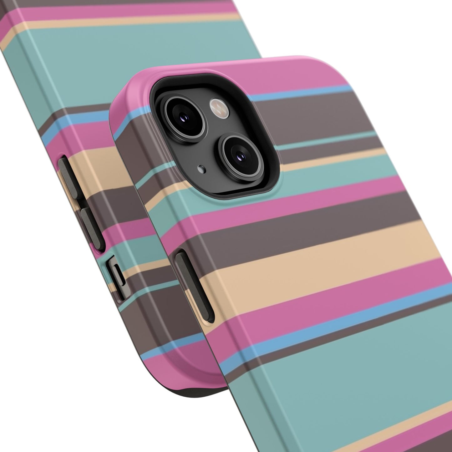 Cocoa Palm Stripes Phone Case