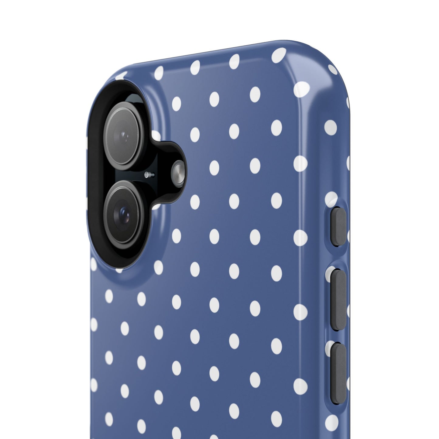 Navy Polka Dot Phone Case