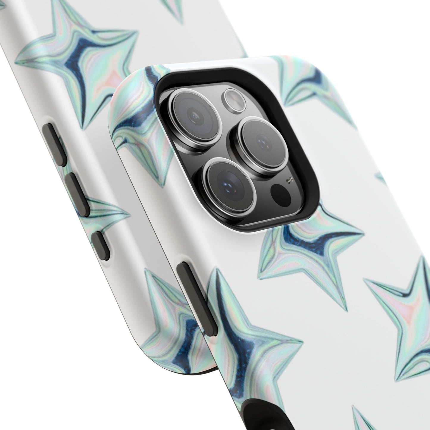 White Starburst Phone Case