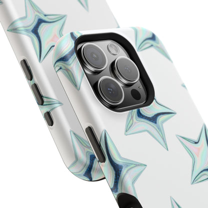 White Starburst Phone Case