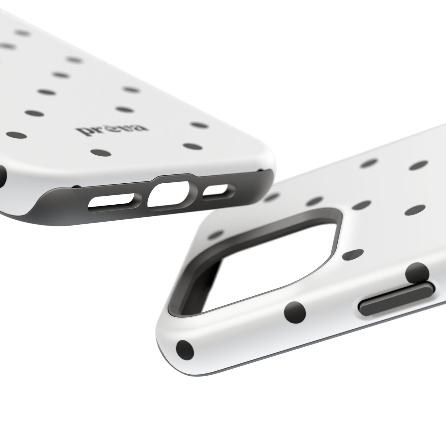B&W polka dots Phone Case