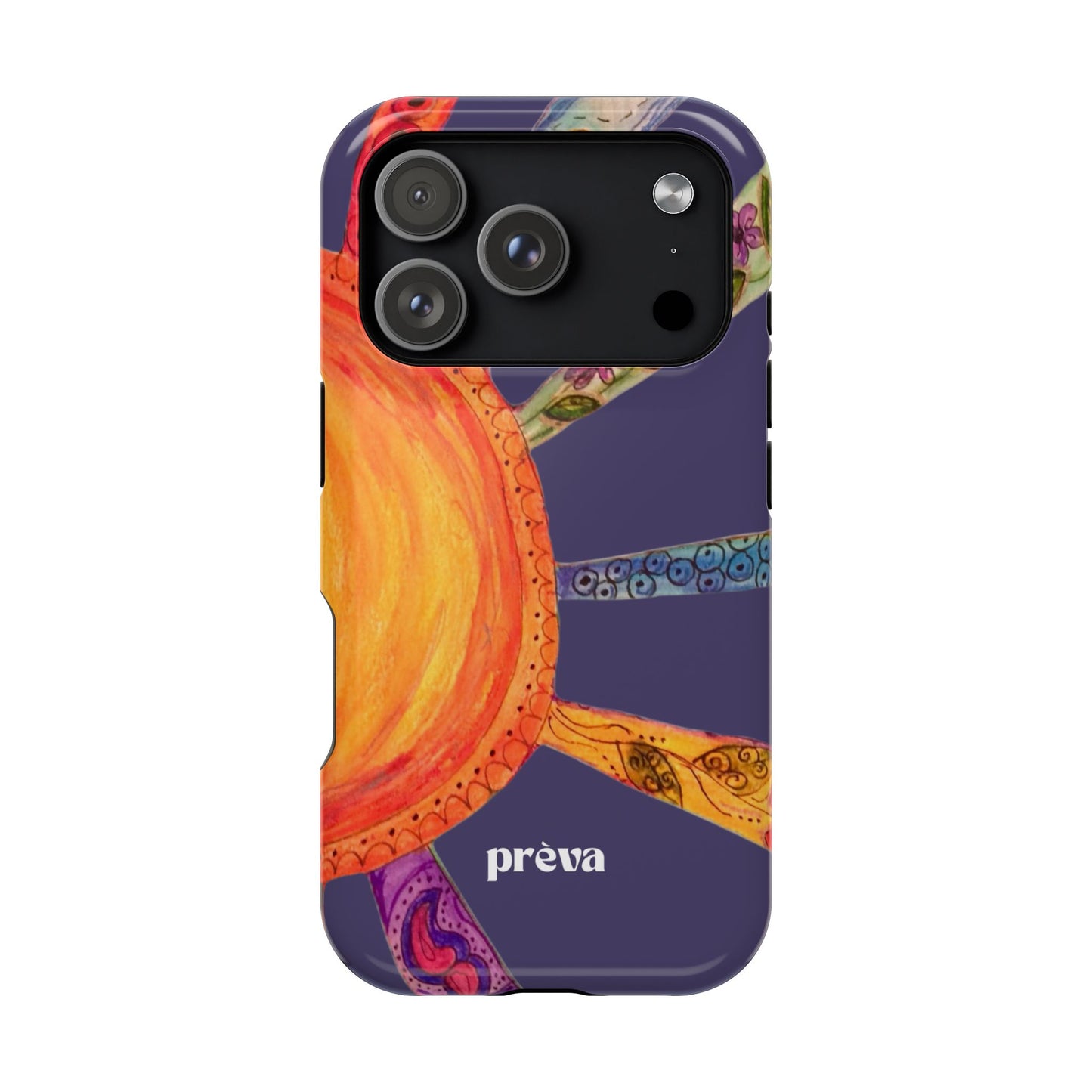 Purple Cancun Sun Phone Case