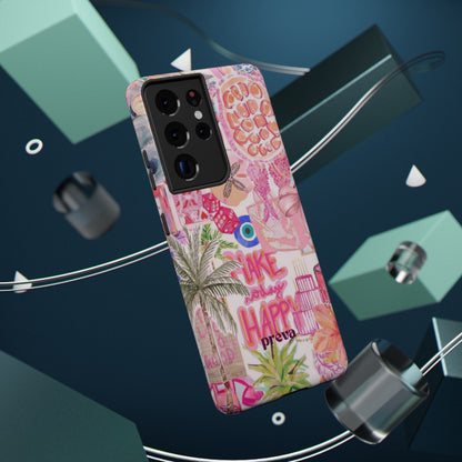 Pink Tropical Collage Phone Case