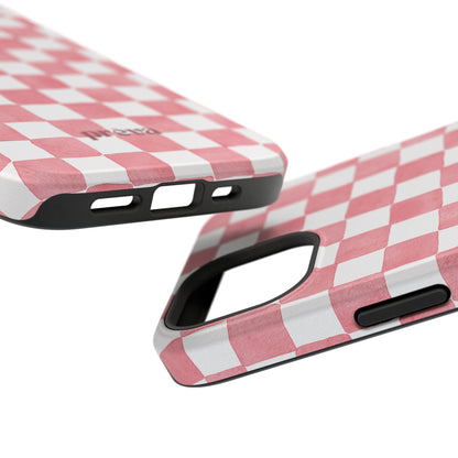Pink Checkers Phone Case