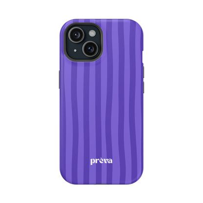 Dark Purple Stripes Phone Case